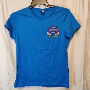 COPY - Harley Davidson Blue Maui Hawaii Shirt Large Womens